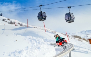 La Mine : luge sur rails aux Menuires